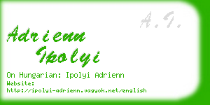 adrienn ipolyi business card